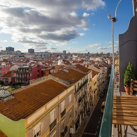 Charming Flat With 2 Bedrooms On Lisbon's 7th Hill Apartamento Lisboa